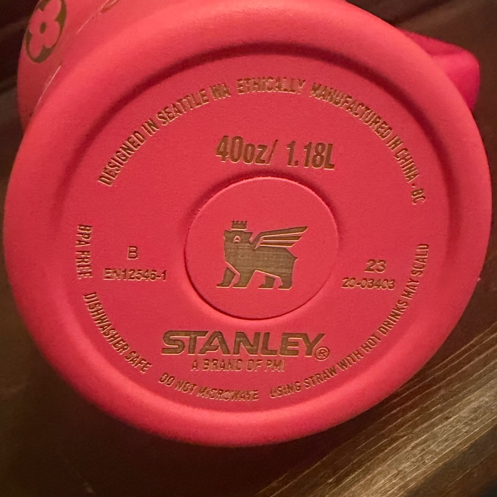 Stanley Pink Tumbler with Straw - Picture 7 of 7